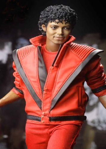 Michael Jackson Thriller Mens Real Red Leather Jacket Dynamic Leather