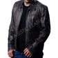 Mens Biker Vintage Motorcycle Waxed Black Cafe Racer Leather Jacket