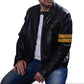 Men’s New Motorcycle Biker Vintage Distressed Ash Black Decker Real  Leather Jacket