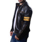 Men’s New Motorcycle Biker Vintage Distressed Ash Black Decker Real  Leather Jacket