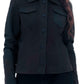 New WOMEN REAL CHOCO BROWN SNUFF NUBUCK SUEDE LAMBSKIN BIKER LEATHER SHIRT