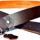 Men's Rustic No Break Thick Buffalo Genuine Leather Jeans Belt