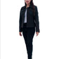 New WOMEN REAL CHOCO BROWN SNUFF NUBUCK SUEDE LAMBSKIN BIKER LEATHER SHIRT