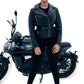 Maximus Women's Real Leather Soft Lambskin Biker Distress Vintage Jacket