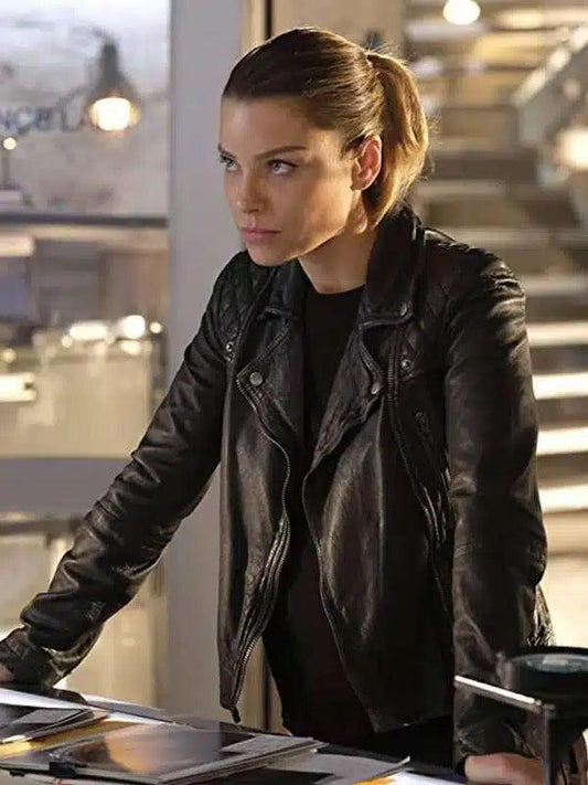 Lucifer Black Leather Jacket