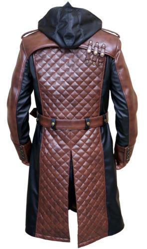 Jacob Frye Assassin's Creed Syndicate Mens Leather Trench Coat / Costume