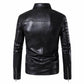 Men's Slim fit Lambskin Motorcycle Biker Jacket Genuine Black Jacket Leather