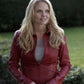 ONCE UPON A TIME" Jennifer Morrison "Emma Swan" Ladies Red Sheep Leather Jacket