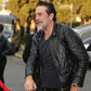 The Walking Dead, Negan , Jeffrey Dean Morgan, Nero, Giacca di Pelle