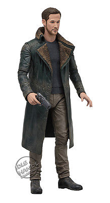 Blade Runner 2 Ryan Gosling Faux Shearling Real Black Leather Long Coat