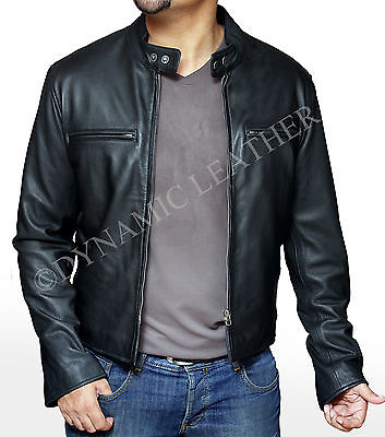 Bradley Cooper Stylish Fashionable Biker Real Leather Jacket- BNWT