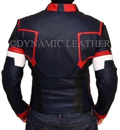 Age of Ultron Captain America Chris Evans Avengers Costume Leather Jacket