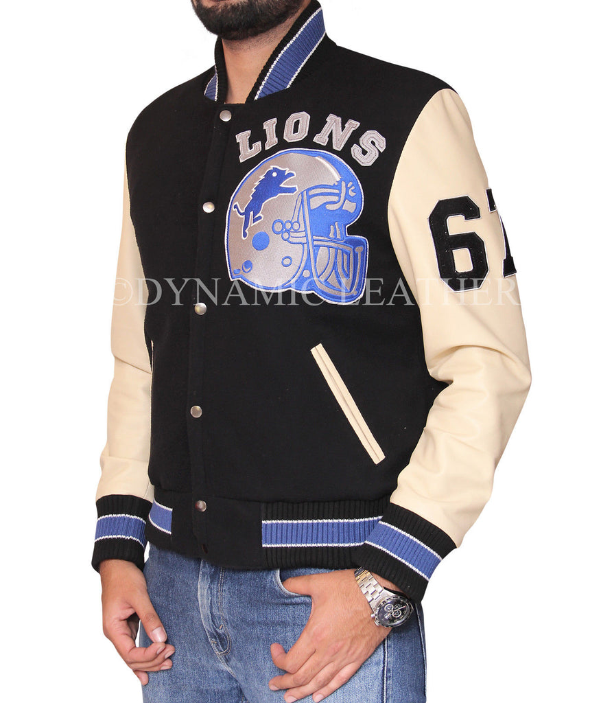 Beverly Hills Cop Detroit Lions Varsity Jacket- The American Jackets