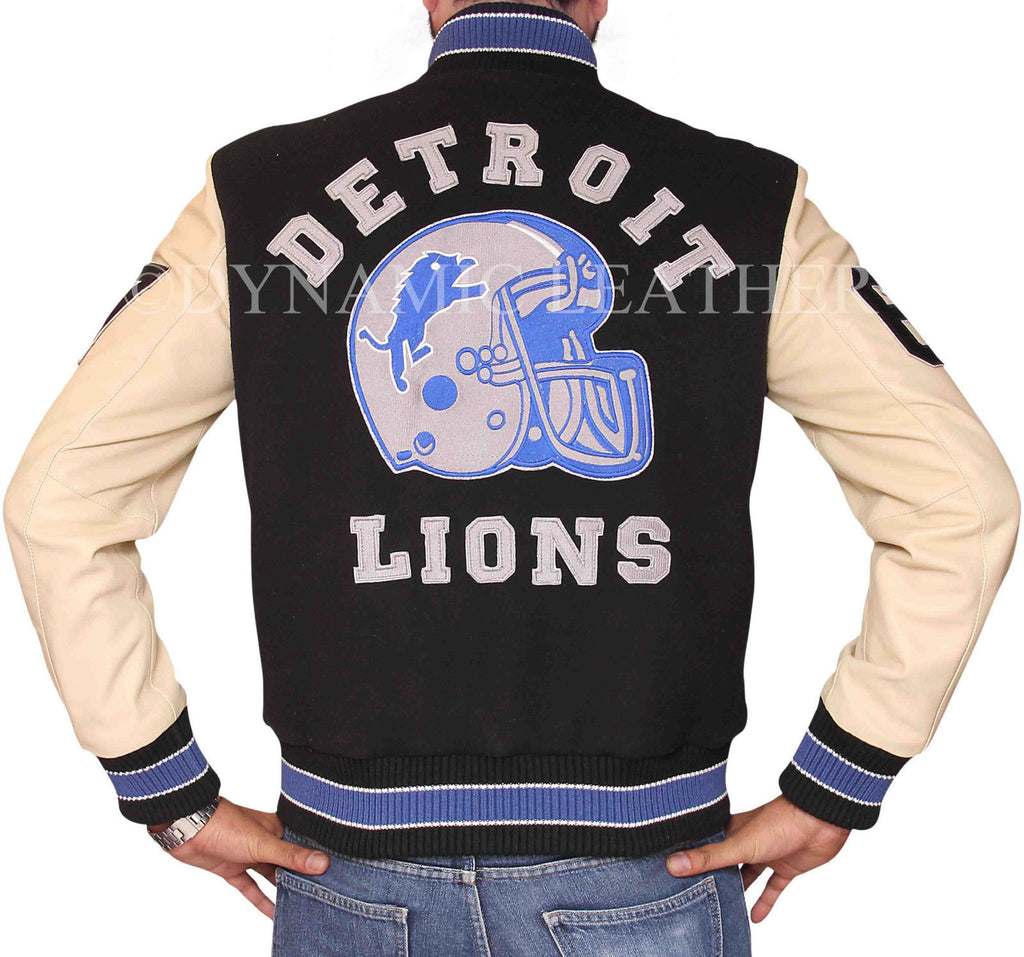 Detroit Lions Letterman Varsity Jacket