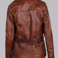 Women's Genuine Lambskin Leather Jacket Black Slim fit Biker Motorcycle Jacket